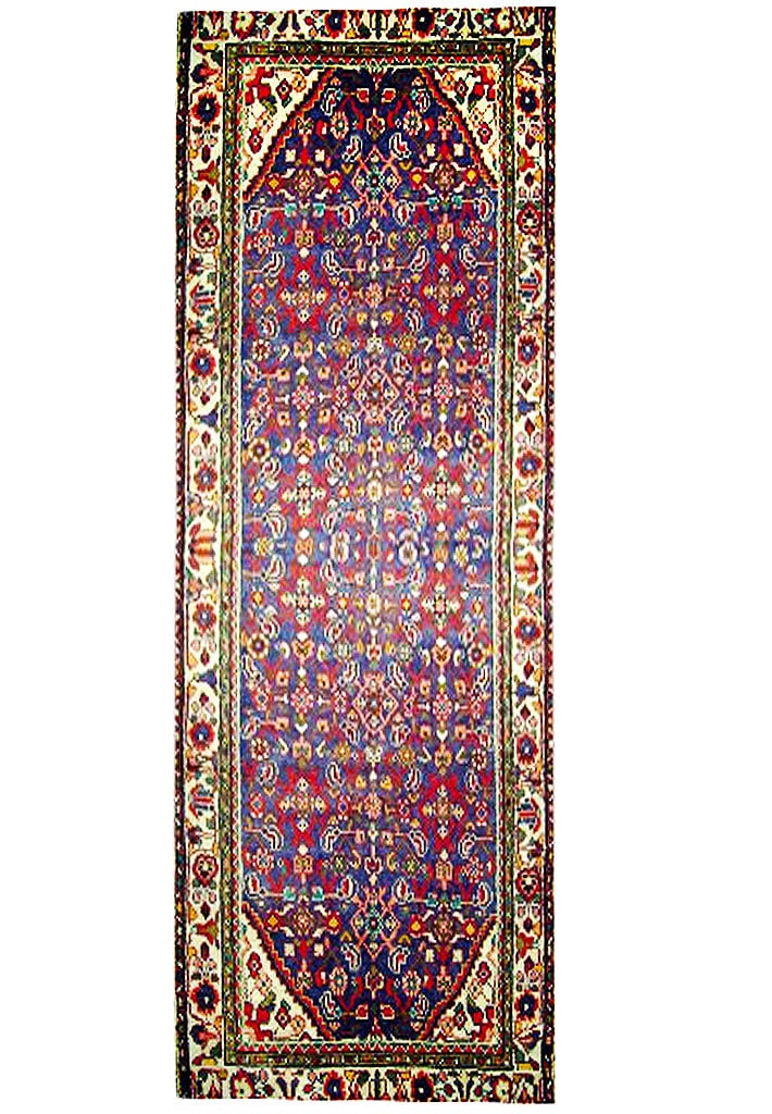 3 x 10 Navy Blue Persian Herati Runner Handmade Wool Rug: 3 x 10 Navy Blue Persian Herati Runner Free continental US Shipping Size in Feet: Width: 3 x Length: 10 Size in Inches: Width: 36 in x Length: 120 in Colors: Navy Blue Ivory Weave: 100% Handmade Pile: