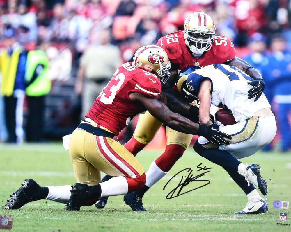 Patrick Willis Autographed San Francisco 49ers Tackle 16x20 Photo Beckett Holo: Patrick Willis Autographed San Francisco 49ers Tackle 16x20 Photo-Beckett W Holo Sport: Football Product: Photo Original/Reprint: Original Player: Patrick Willis Team: San Francisco 49ers Autograph Au