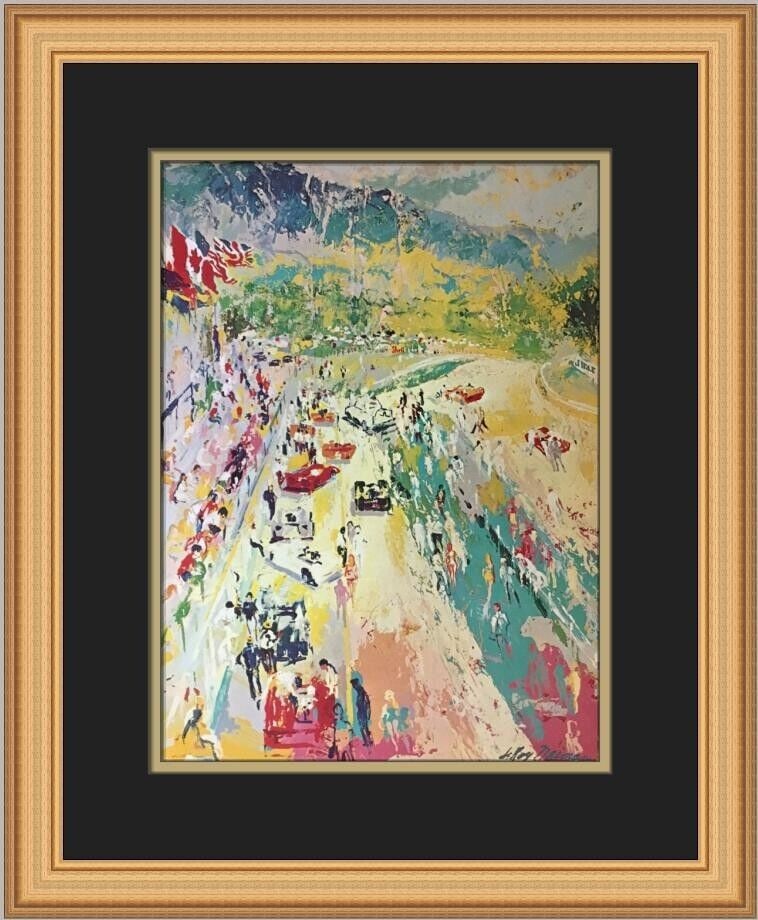 Leroy Neiman Canada F1 Racing Framed Print 18 x 15 inches Expressionism: Leroy Neiman Canada F1 Racing Custom Framed Print Unit Of Sale: Single Piece Artist: LeRoy Neiman Size: Medium Item Length: 15 in Region Of Origin: United States Framing: Matted & Framed Personalize: 