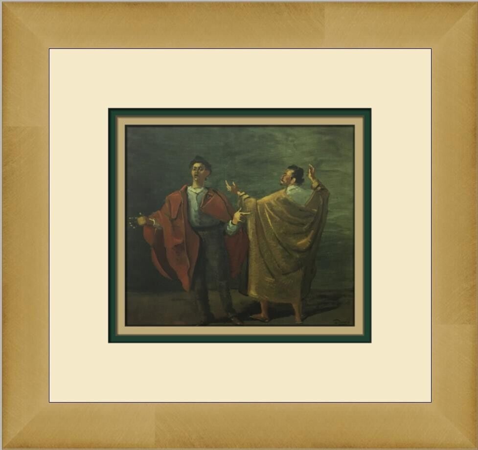 Andre Derain The Rehearsal Framed Print 12in x 12in Triple Matted Acid-Free: Andre Derain The Rehearsal Custom Framed Print Unit Of Sale: Single-Piece Work Artist: Andre Derain Size: Medium (up to 36in.) Item Length: 12 in Region Of Origin: United States Framing: Matted & Fram