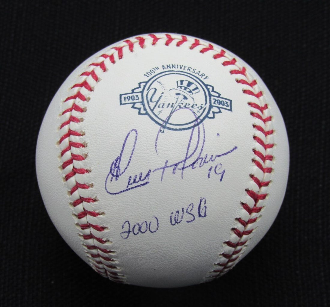 Luis Polonia Signed Yankees 100th OML Baseball: Luis Polonia Signed/Auto Yankees 100th OML Baseball MAB 187066 Original/Reprint: Original Product: Ball Signed: Yes Sport: Baseball Team: New York Yankees Autograph Authentication: MAB Player: Luis Po