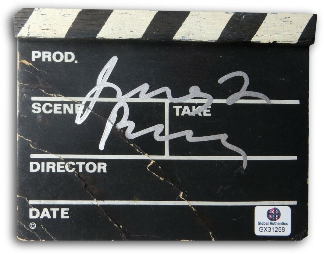 James L Brooks Signed Mini Directors Clapper The Simpsons: James L. Brooks Signed Autographed Mini Directors Clapper The Simpsons Object Type: Mini Director"s Clapper Industry: Television Original/Reproduction: Original Autograph Authentication: Global Authen