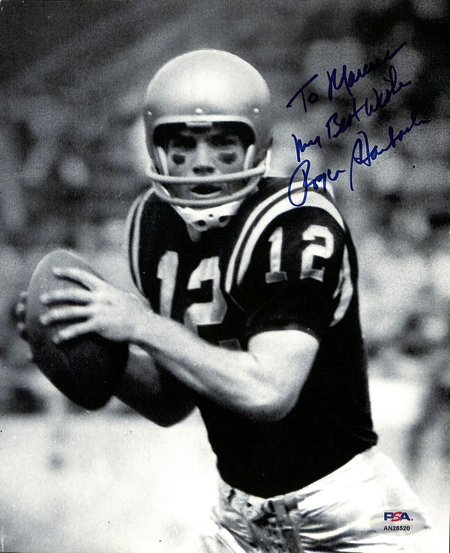 Roger Staubach Signed 8x10 Magazine Photo Navy PSA/DNA: Roger Staubach Signed/Inscribed 8x10 Magazine Photo Navy PSA/DNA 185291 Original/Reprint: Original Product: Photo Sport: Football Signed: YES Pre-Owned While the lot images are representative of the i