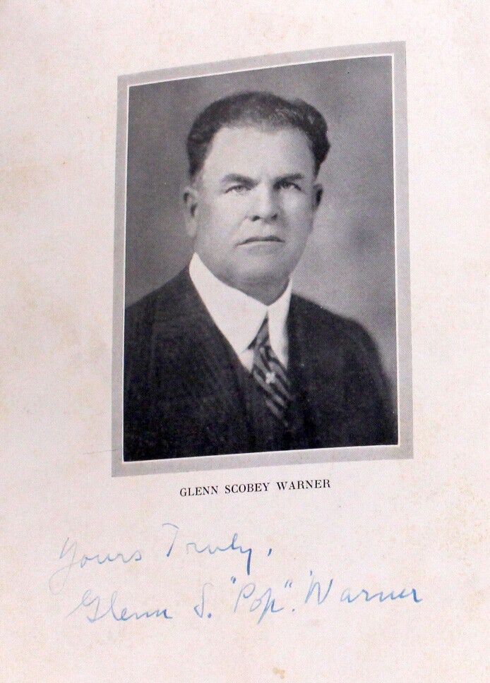 Glen S. Pop Warner Signed Hardcover Book Football Coaches and Players PSA DNA: Glen S. "Pop" Warner Signed Hardcover Book Football Coaches and Players PSA/DNA Product: Book Autograph Type: Authentic Original Sport: Football-NFL Original/Reprint: Original Pre-Owned While the lot