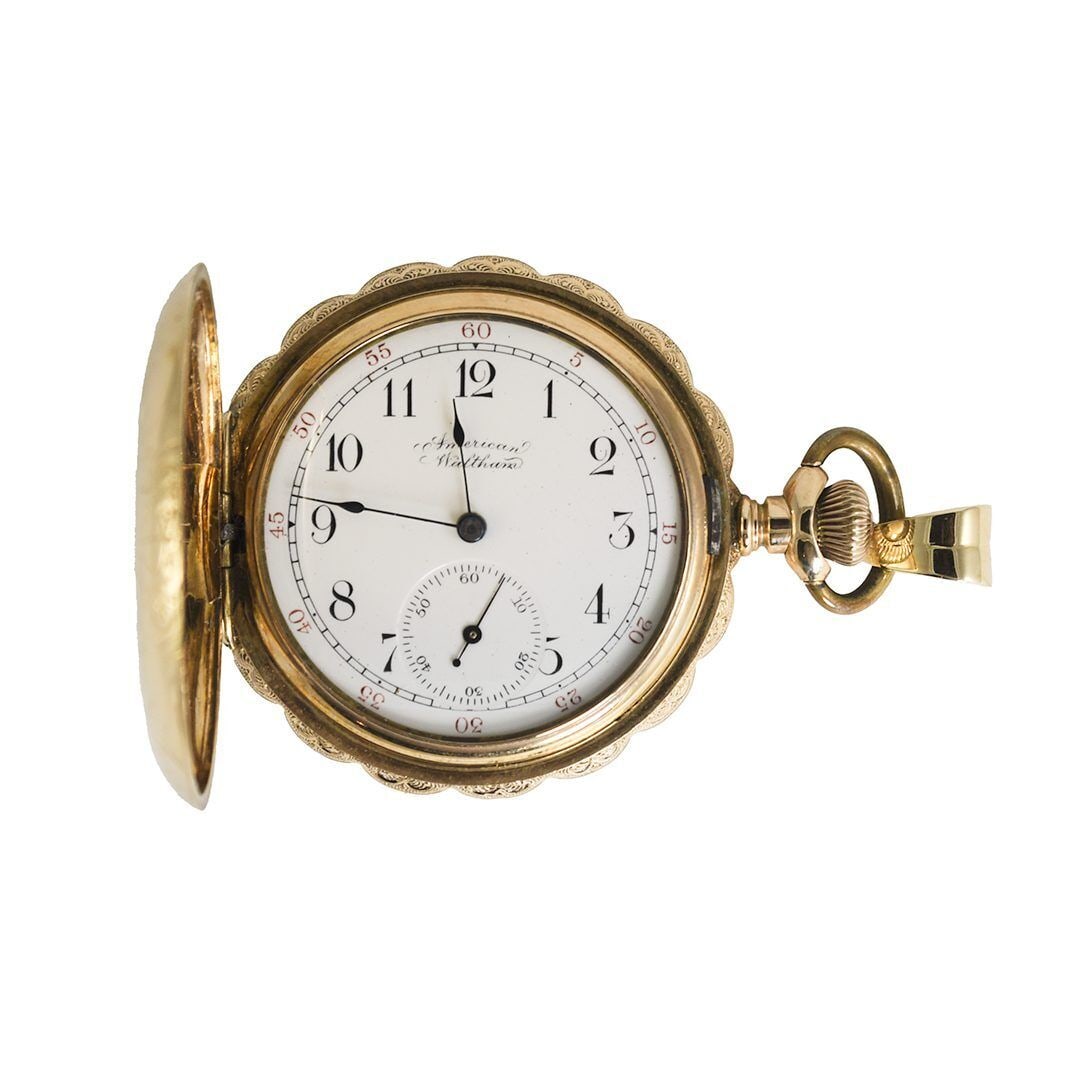American Waltham Gold-Filled Pocket Watch Model 1890: American Waltham Gold-Filled Pocket Watch Model 1890 Vintage: Yes With Service Records: No With Original Box/Packaging: No With Manual/Booklet: No With Papers: No Indices: 12-Hour Dial Style: Casual C