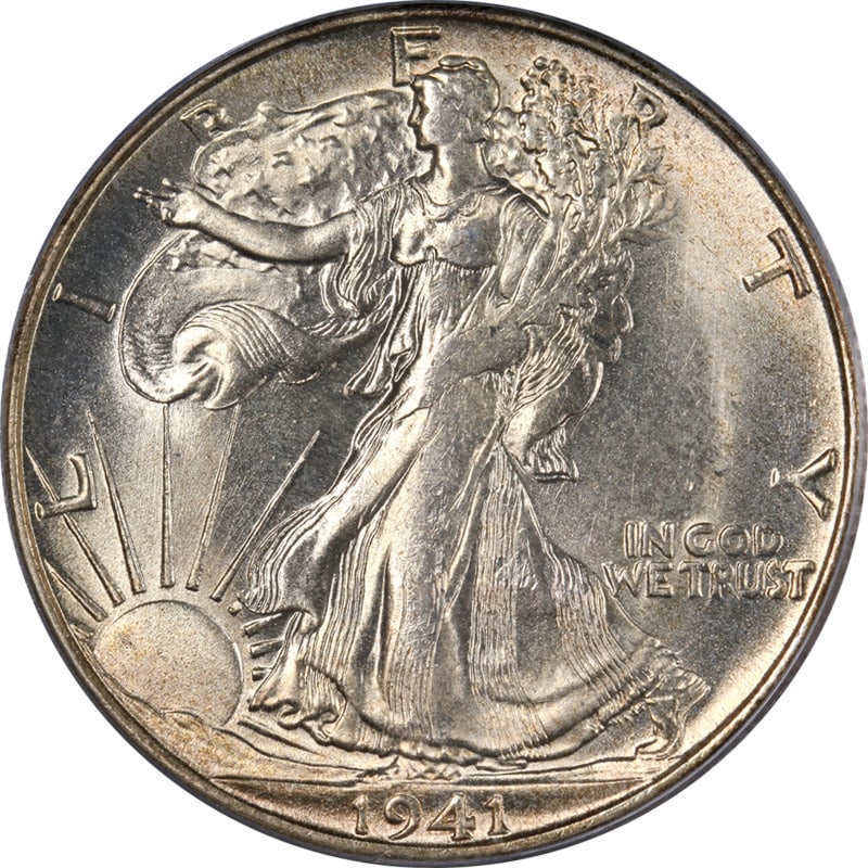 1941-S Walking Liberty Half PCGS MS64: 1941-S Walking Liberty Half PCGS MS64 Certification: PCGS Circulated/Uncirculated: Uncirculated Mint Location: San Francisco Grade: MS64 Composition: Silver Certification Number: 6613.64/11517683 Year