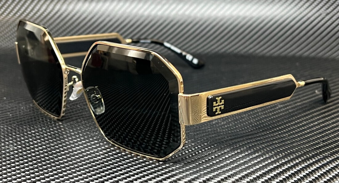 Tory Burch Gold Grey Womens 60mm Sunglasses: TORY BURCH TY6094 327187 Gold Grey Womens 60 mm Sunglasses Frame Color: Gold Type: Sunglasses New The Mynt Guarantee: All items in this auction are guaranteed to be 100% authentic. At Your Service: At