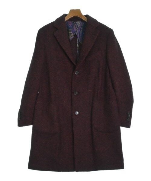 ETRO Chester Coat Red Black Pattern Fall Winter XXL: ETRO Chester Coat RedxBlack(Total pattern) 56(Approx. XXL) Type: Coat Size: 56(Approx. XXL) Size Type: Regular Color: RedxBlack(Total pattern) Vintage: No Season: Fall Winter Jacket/Coat Length: 38 in