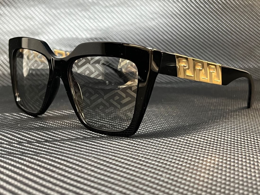 Versace Black Square 56mm Women's Sunglasses: VERSACE VE4418 GB1 AL Black Square 56 mm Womens Sunglasses Frame Color: Black Style: Square Type: Sunglasses New The Mynt Guarantee: All items in this auction are guaranteed to be 100% authentic. At Y