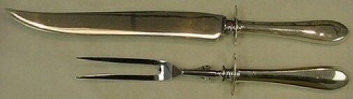 Old Colony New Gorham Sterling Silver 2pc Roast Carving Set: Old Colony New by Gorham Sterling Silver Roast Carving Set 2pc Composition: Sterling Silver Maker: Gorham Whiting : old colony new by gorham sterling silver roast carving set hollow handle with stainl