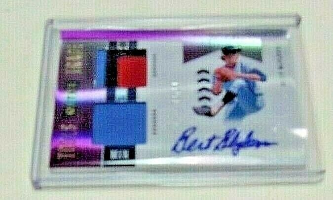 BERT BLYLEVEN 2020 ABSOLUTE TOTT GAME USED DUAL JERSEY AUTO 06/10 SIGNED CARD: BERT BLYLEVEN 2020 ABSOLUTE TOTT GAME USED DUAL JERSEY AUTO 06/10 SIGNED CARD Product: CARD Sport: Baseball-MLB Original/Reprint: Original Pre-Owned While the lot images are representative of the item