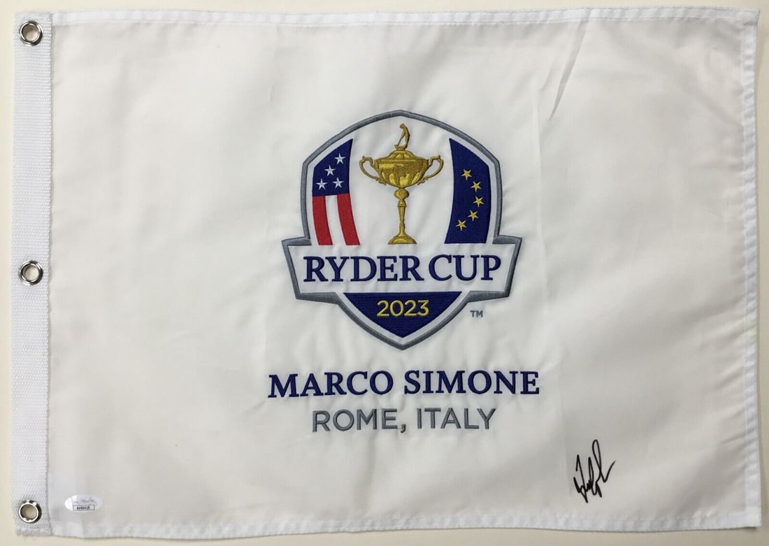 Fred Couples 2023 Ryder Cup Rome Italy Signed Pin Flag- JSA: Fred Couples 2023 Ryder Cup Rome Italy Signed Pin Flag- JSA Sport: Golf-PGA Player: Fred Couples Signed: Yes Original/Reprint: Original Autograph Authentication: James Spence Authentication (JSA) Prod