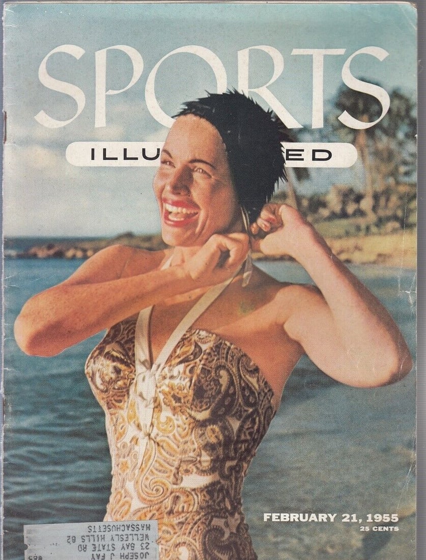 Betty di Bugnano 1955 Sports Illustrated 2/21 1st Swimsuit Issue 84351: Betty di Bugnano 1955 Sports Illustrated 2/21 1st Swimsuit Issue 84351 Player: Betty di Bugnano Year: 1955 Original/Reproduction: Original Country/Region of Manufacture: United States Vintage: Yes Pro