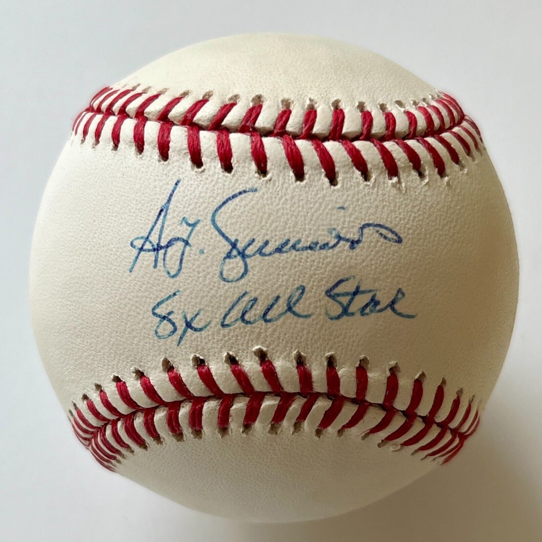 Ted Simmons (Cardinals) signed "8 x All Star" Rawlings MLB baseball -JSA letter: Ted Simmons (Cardinals) signed "8 x All Star" Rawlings MLB baseball -JSA letter Sport: Baseball Player: Bud Selig Signed: Yes Original/Reprint: Original Autograph Authentication: James Spence Authenti