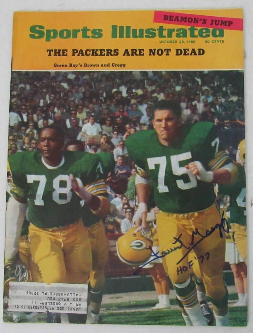 Forrest Gregg Packers Signed 1968 Sports Illustrated Magazine JSA 150403: Forrest Gregg Packers Signed 1968 Sports Illustrated Magazine JSA 150403 Team: Green Bay Packers Original/Reproduction: Original League: NFL Pre-Owned While the lot images are representative of the it