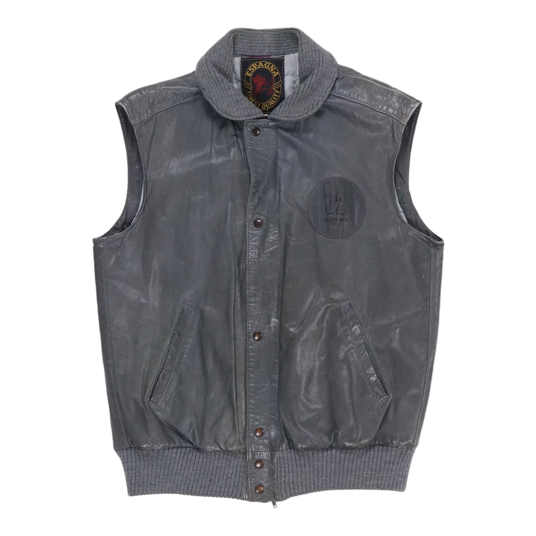 1984 U2 Tour Vest: 1984 U2 Tour Vest Original 1984 U2 Tour Vest. This is a true vintage vest, not a modern reproduction. Sizes vary so please use measurements for best idea on fit. Front and back graphics. Vest is in ex