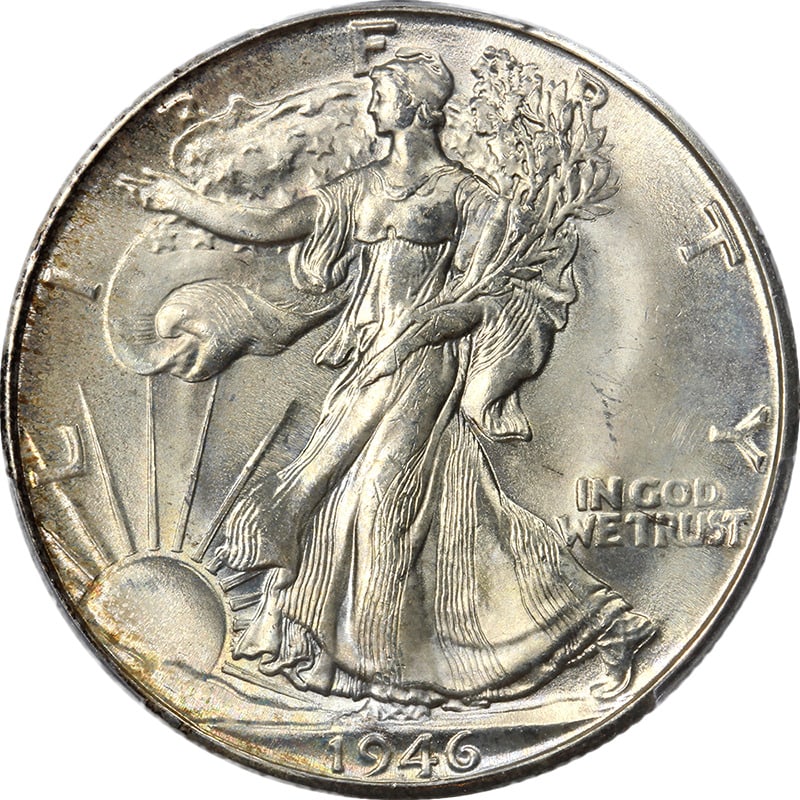 1946-D Walking Liberty Half PCGS MS66 Superb Eye Appeal Strong Strike: 1946-D Walking Liberty Half PCGS MS66 Superb Eye Appeal Strong Strike Certification: PCGS Circulated/Uncirculated: Uncirculated Mint Location: Denver Grade: MS66 Composition: Silver Certification Numb