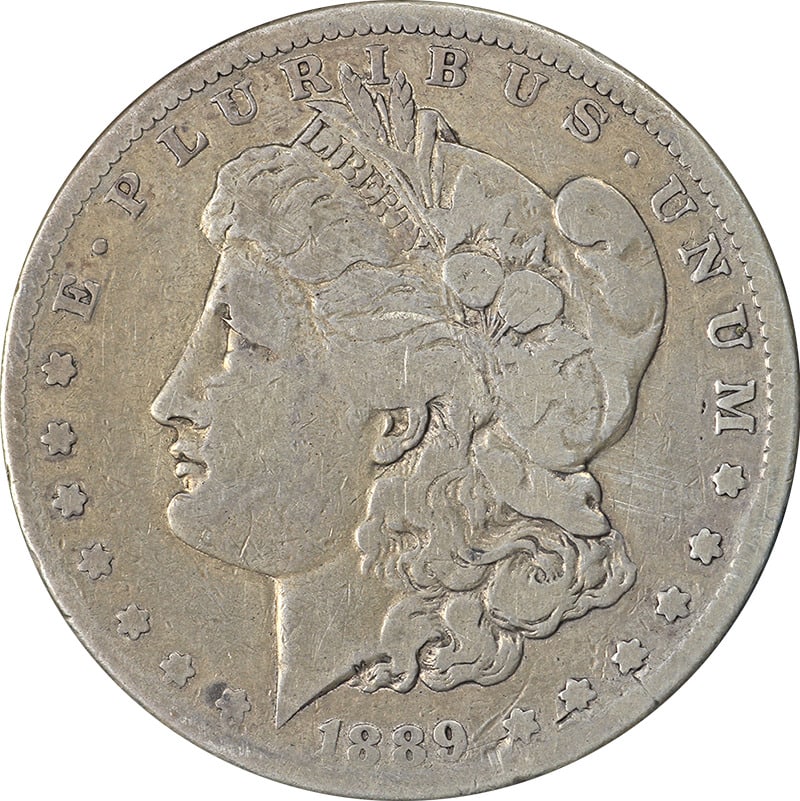 1889-CC Morgan Silver Dollar Nice VG Key Date Decent Eye Appeal Nice Strike: 1889-CC Morgan Silver Dollar Nice VG Key Date Decent Eye Appeal Nice Strike Certification: Uncertified Circulated/Uncirculated: Circulated Composition: Silver Mint Location: Carson City Grade: Nice VG