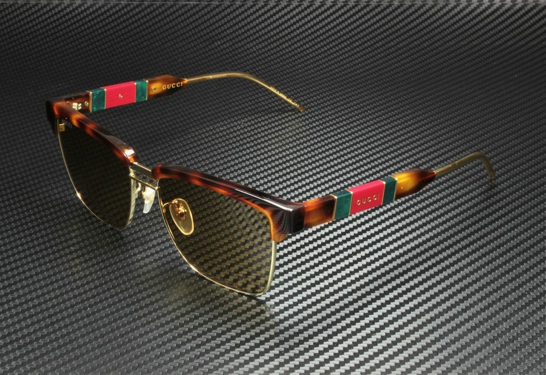 GUCCI GG0603S 006 Havana Brown Square Mens Sunglasses 56 mm: GUCCI GG0603S 006 Havana Brown Square Mens Sunglasses 56 mm Lens Material: Plastic Style: Square Type: Sunglasses Year Manufactured: 2020-2029 Frame Material: Acetate Lens Color: Brown Frame Color: Br