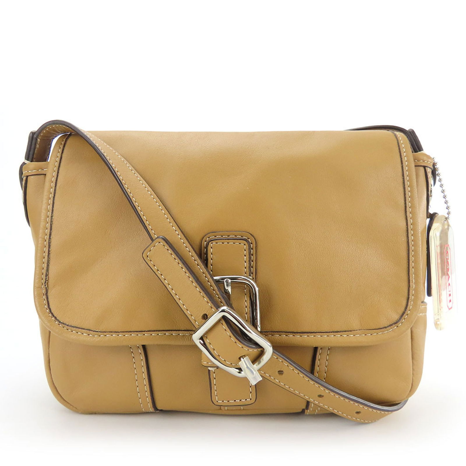 Coach Shoulder Bag F29763 Leather Brown Pochette Women's COACH: Coach Shoulder Bag F29763 Leather Brown Pochette Women's COACH Brand: Coach Model: F29763 Type: Pochette Shoulder bag Material: Leather Leather: Color: Brown Closure: Magnet Gender: Women Size (HxWxD)