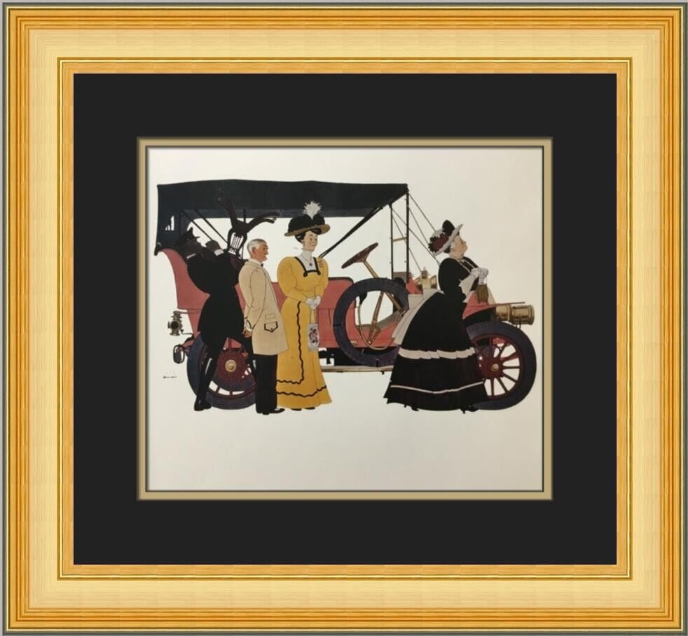 Harry Beckhoff The Turning of the Tables Custom Framed Print 1979 Impressionism 19x19: Harry Beckhoff The Turning of the Tables Custom Framed Print 1979 Impressionism 19x19 This custom framed print by artist Harry Beckhoff titled 'The Turning of the Tables' features a stunning impressio