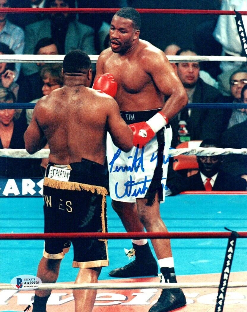 Terrible Tim Witherspoon Signed 8x10 Boxing Photo Beckett