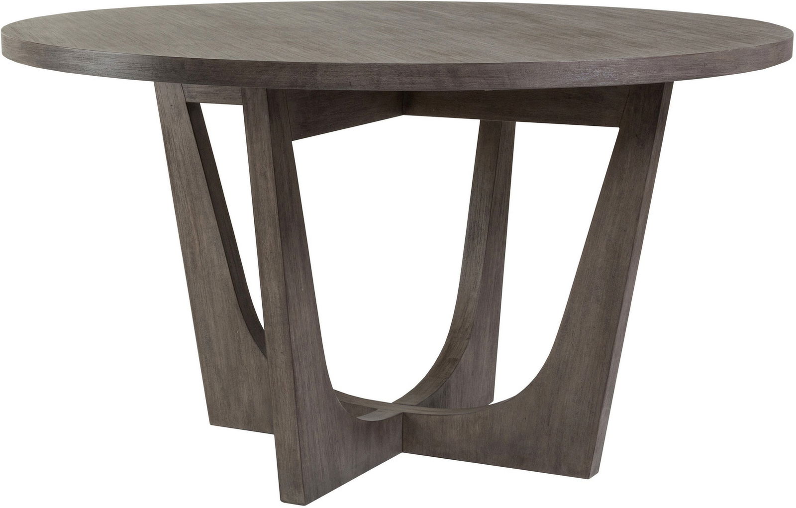 Brio Grigio Round Dining Table: Brio Grigio Round Dining Table Part of Brio Collection from Artistica Home Crafted from mahogany solids and veneers with hand wire brush graining Includes 2- 18"leaf Table extends from 88" to 124"Grig