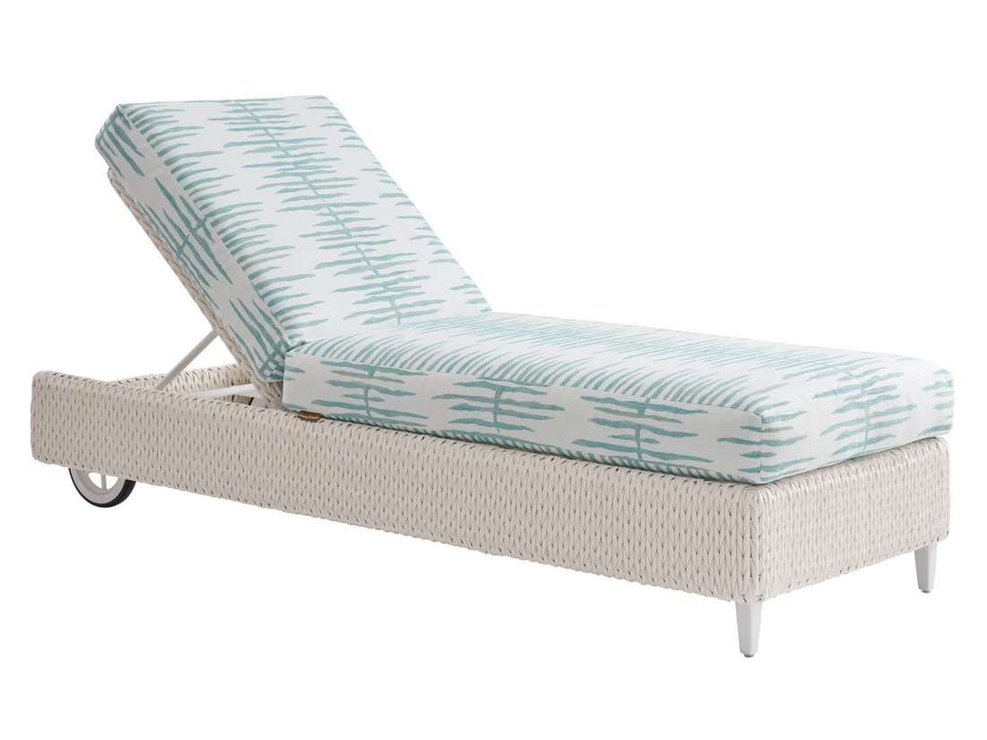 Ocean Breeze Promenade Chaise: Ocean Breeze Promenade Chaise Few things beckon us like crystal blue water lapping on a pristine sandy shore. It slows the pace and relaxes the soul. That sense of ease conveys the essence of the Tomm
