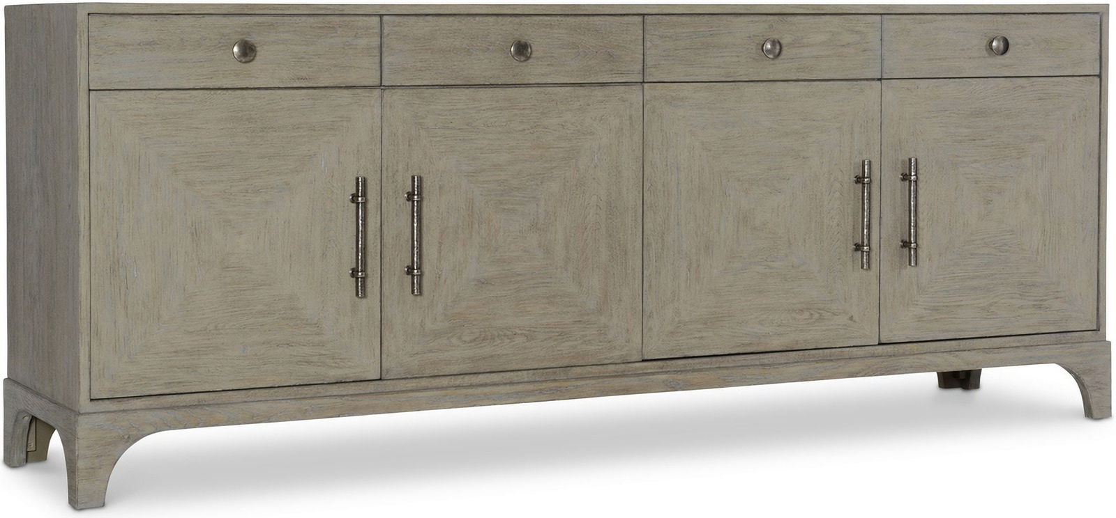 Albion Entertainment Credenza: Albion Entertainment Credenza The casual style of the Albion entertainment credenza may speak softly, but it provides powerful high-tech additions. Designed for televisions and other media, the four f