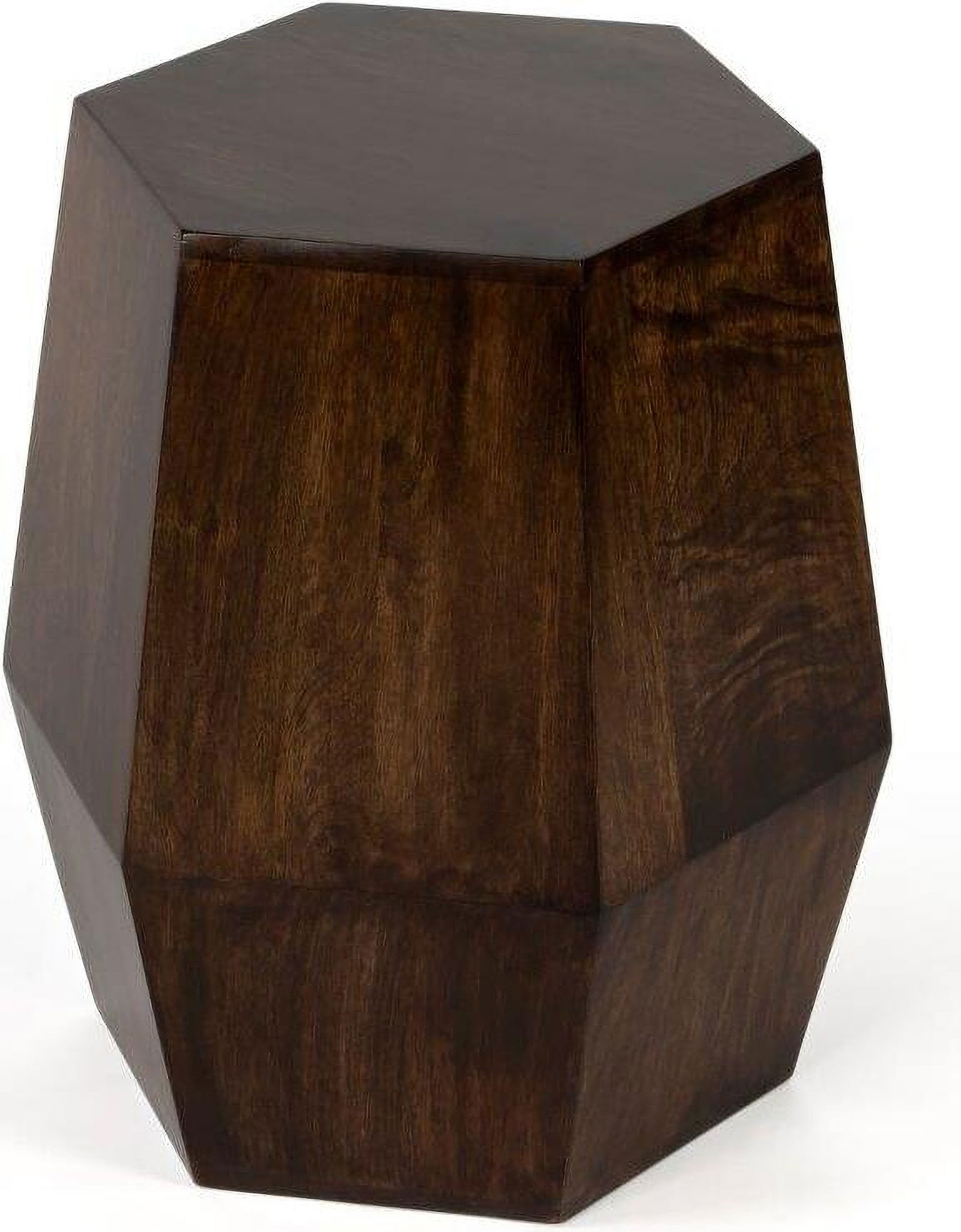 Butler Gulchatai Wood and Gold Finish Accent Table: Butler Gulchatai Wood and Gold Finish Accent Table Constructed From Mango Wood Solids, This Octagon Accent Table Offers A Touch Of Whimsy With One Of The Sides Painted With A Gold Leaf Accent! Weight