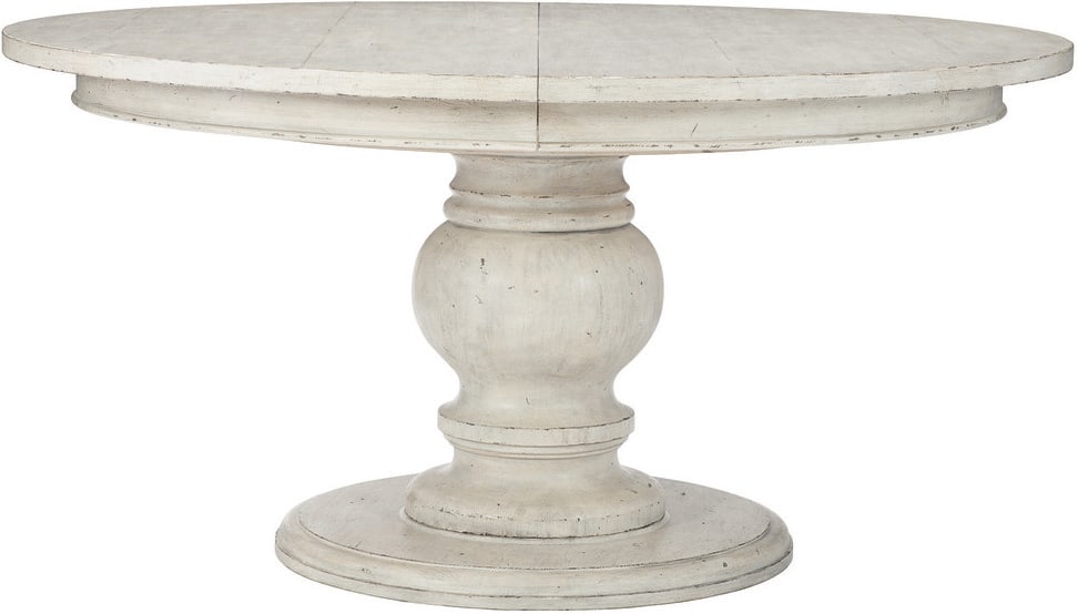 Mirabelle Round Dining Table: Mirabelle Round Dining Table Inspired by 17th century French Provincial furnishings, Mirabelle balances traditional forms with casual style. The focal point of the Mirabelle dining table is its turned