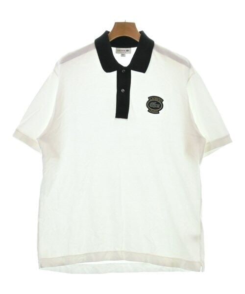 LACOSTE White Polo Shirt Size 5 XL Regular Fit: LACOSTE White Polo Shirt Size 5 XL Regular Fit LACOSTE white polo shirt in size 5 (approx. XL), featuring a regular fit and reasonable wear and tear. Specifications Color: White Size: 5 (Approx. XL) S