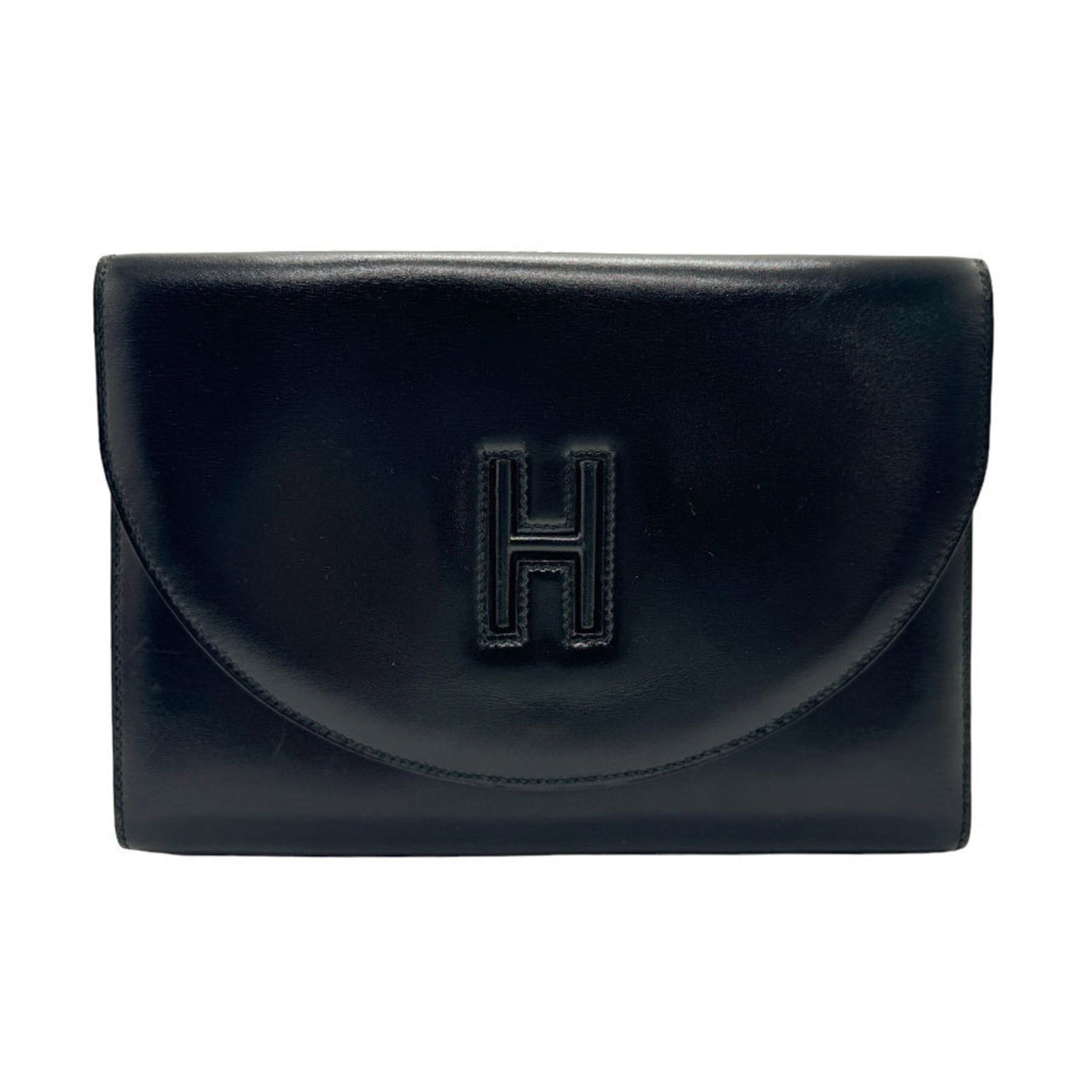 Hermes HERMES Clutch Bag Box Calf Black Men's Women's n0275: Hermes HERMES Clutch Bag Box Calf Black Men's Women's n0275 Brand: Hermes Type: Clutch bag Material: Box calf leather Box calf leather: Color: Black Gender: Men Women Size (HxWxD): 17cm x 23cm x 2cm /