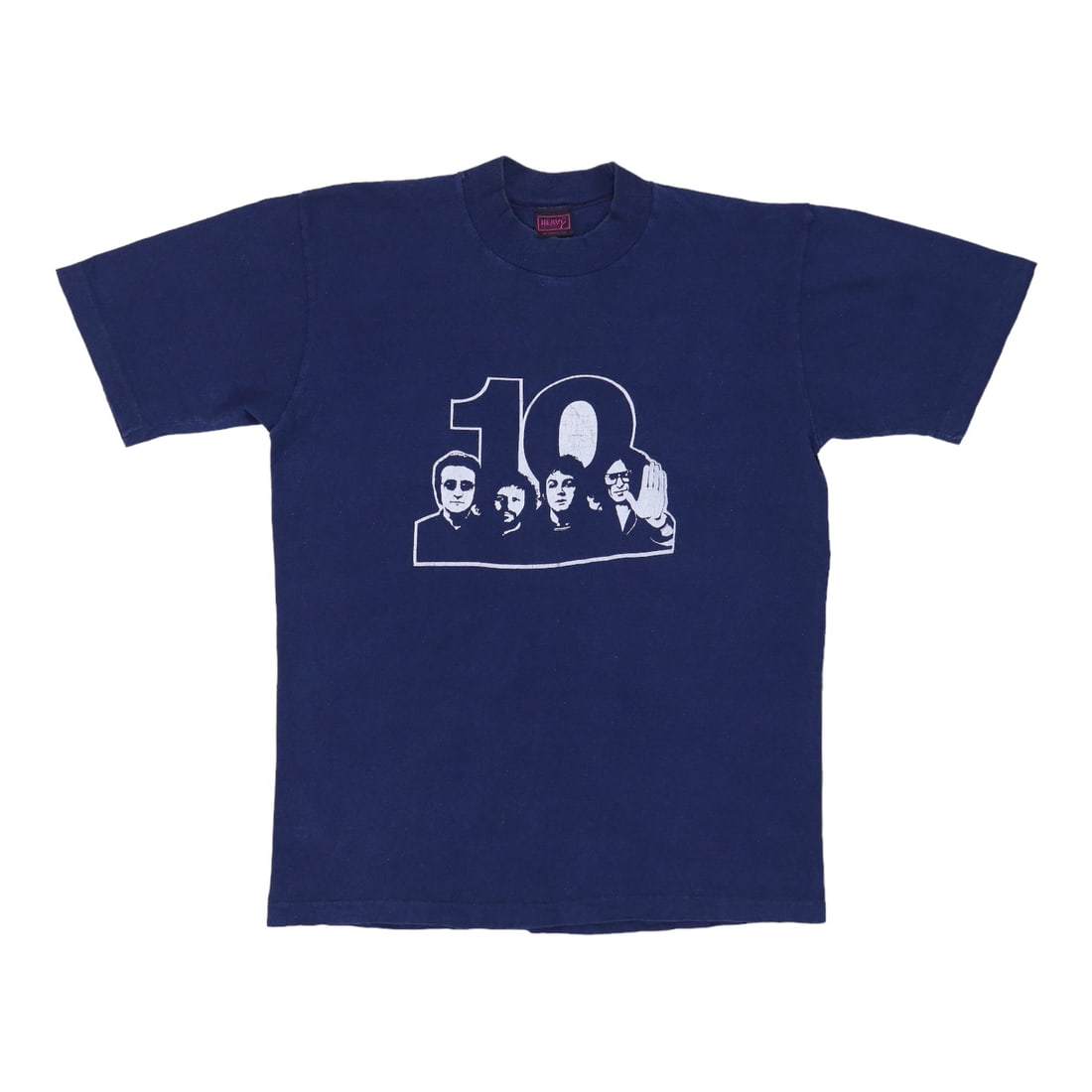 1974 The Beatles 10th Anniversary Shirt Vintage Medium: 1974 The Beatles 10th Anniversary Shirt Vintage Medium Original 1974 The Beatles 10th Anniversary Shirt, a true vintage piece, not a modern reproduction. The shirt features no back graphics and is in 