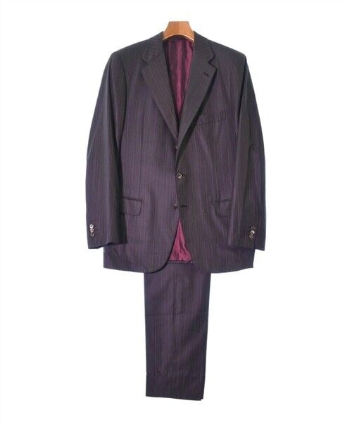 Brioni Brownish Red Stripe Business Suit Size 50 Regular: Brioni Brownish Red Stripe Business Suit Size 50 Regular Brioni business suit featuring a brownish red stripe pattern. Size 50, Regular fit, suitable for men, classified as XL rank. Excellent conditio