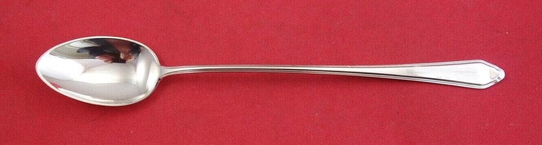 Blackinton Sterling Silver Gilbert Stuart Iced Tea Spoon 7.5in: Blackinton Sterling Silver Gilbert Stuart Iced Tea Spoon 7.5in This un-used Blackinton sterling silver iced tea spoon features the elegant Gilbert Stuart pattern, measuring 7.5 inches. Crafted between