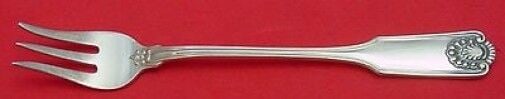 Frank Smith Sterling Silver Fiddle Shell Cocktail Fork 5.625in: Frank Smith Sterling Silver Fiddle Shell Cocktail Fork 5.625in This cocktail fork features a Fiddle Shell pattern crafted from sterling silver by Frank Smith. Measuring 5.625 inches, it is in excellen