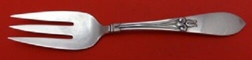 Frank Smith Tulipan Sterling Silver Salad Fork 3 Tine 6.375 Inches: Frank Smith Tulipan Sterling Silver Salad Fork 3 Tine 6.375 Inches This elegant 3-tine salad fork is crafted from sterling silver in the Tulipan pattern by Frank Smith. Measuring 6.375 inches, it show