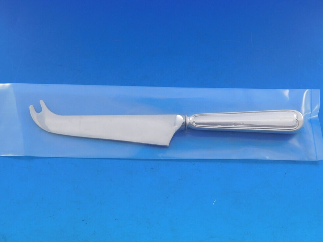 Fiddle Thread by Frank Smith Sterling Silver Cheese Knife with pick HH WS Custom: Fiddle Thread by Frank Smith Sterling Silver Cheese Knife with pick HH WS Custom Brand: Frank Smith Pattern: Fiddle Thread Composition: Sterling Silver Type: Knife Age: Post-1940 Fiddle thread by fran