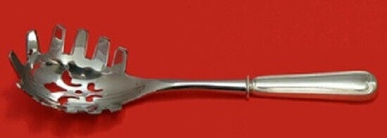 Sterling Silver Fiddle Thread Pasta Server by Frank Smith 11in: Sterling Silver Fiddle Thread Pasta Server by Frank Smith 11in This exquisite pasta server features the Fiddle Thread pattern by Frank Smith. Crafted from sterling silver with a hollow handle and stai