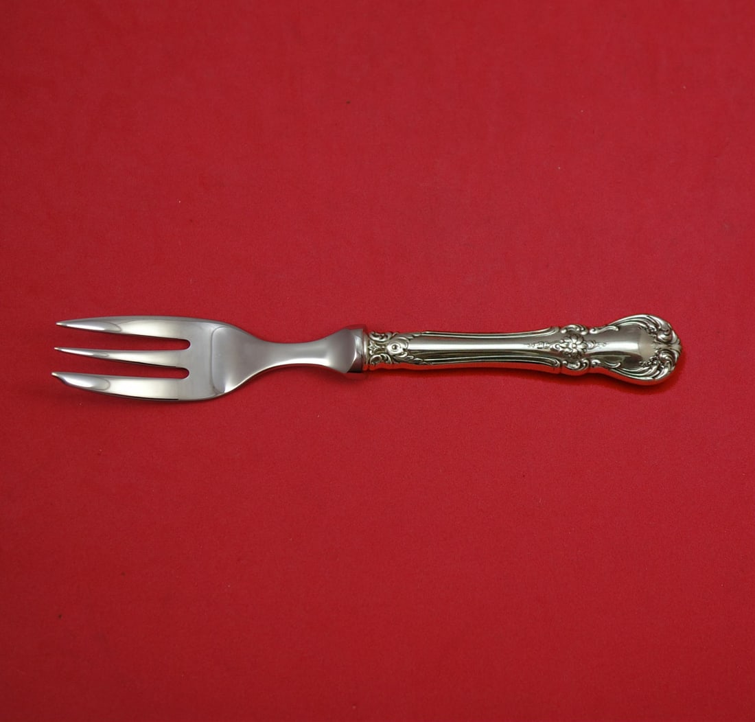 Towle Old Master Sterling Silver Caviar Fork 3-Tine 6.25in Custom Made: Towle Old Master Sterling Silver Caviar Fork 3-Tine 6.25in Custom Made This exquisite Towle Old Master caviar fork features a sterling silver hollow handle with a stainless steel implement. Measuring