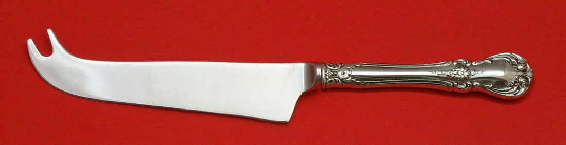 Towle Sterling Silver Old Master Cheese Knife with Pick 7.5in: Towle Sterling Silver Old Master Cheese Knife with Pick 7.5in This Towle Old Master Cheese Knife is crafted from high-quality sterling silver, featuring a distinctive violin-shaped handle adorned with