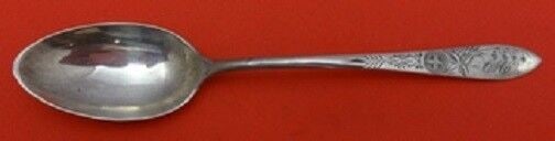 Antique Lily Engraved Frank Smith Sterling Silver Coffee Spoon 5.5 inches: Antique Lily Engraved Frank Smith Sterling Silver Coffee Spoon 5.5 inches This antique coffee spoon features a beautiful lily engraving and is crafted from sterling silver. It measures 5.5 inches in l