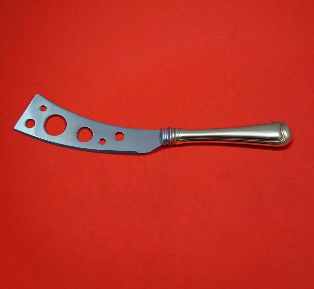 Gorham Old French Sterling Silver Soft Cheese Knife 7in Pierced Blade: Gorham Old French Sterling Silver Soft Cheese Knife 7in Pierced Blade This exquisite 7-inch soft cheese knife by Gorham features a sterling silver hollow handle and a stainless steel pierced blade. Th