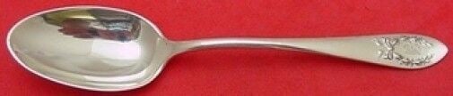Laurel Sterling Silver Teaspoon by Frank Smith 5.875in: Laurel Sterling Silver Teaspoon by Frank Smith 5.875in This Laurel pattern teaspoon by Frank Smith is crafted from Sterling Silver and measures 5.875 inches. It features a monogram (monos may vary) an