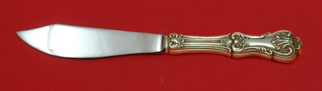 Frank Smith Sterling Silver Federal Cotillion Fish Knife 8.25in: Frank Smith Sterling Silver Federal Cotillion Fish Knife 8.25in This exquisite fish knife is custom made by Frank Smith in the Federal Cotillion pattern. Crafted from sterling silver, it features a ho