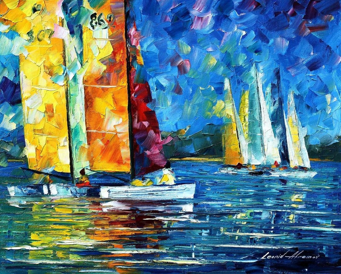 Close Encounter Limited Edition Giclee by Leonid Afremov: Close Encounter Limited Edition Giclee by Leonid Afremov Close Encounter is a limited edition giclee hand-painted by Leonid Afremov, number 1 of 25. This artwork captures the true artistic essence of