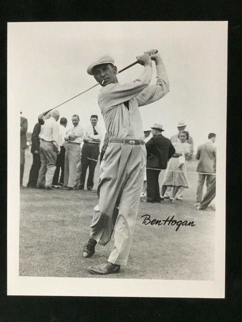 Ben Hogan 8x10 Black and White Golf Photo: Ben Hogan 8x10 Black and White Golf Photo This is an 8x10 black and white photo featuring legendary golfer Ben Hogan. Ideal for autograph signings and a great addition for collectors. Specifications S