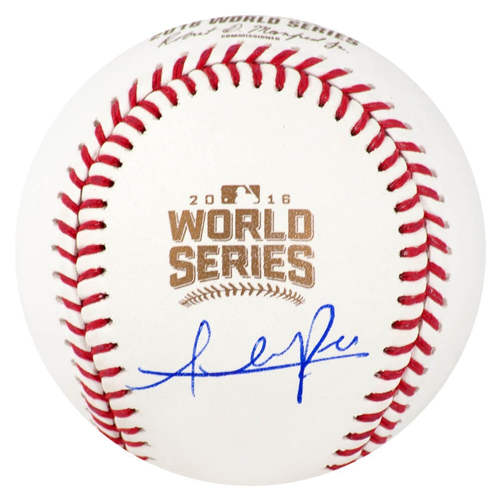 Addison Russell Signed 2016 World Series Baseball: Addison Russell Signed 2016 World Series Baseball Official 2016 World Series baseball signed by Addison Russell. This original signed baseball is a must-have for collectors and Chicago Cubs fans. The