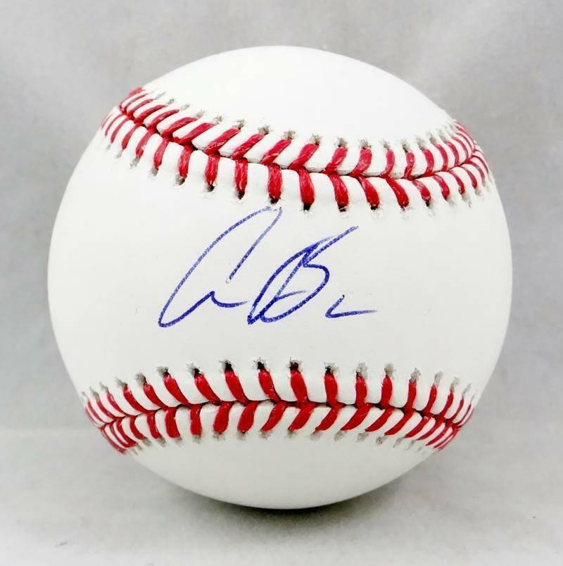 Alex Bregman Autographed Rawlings Oml Baseball Psa Houston Astros Auction